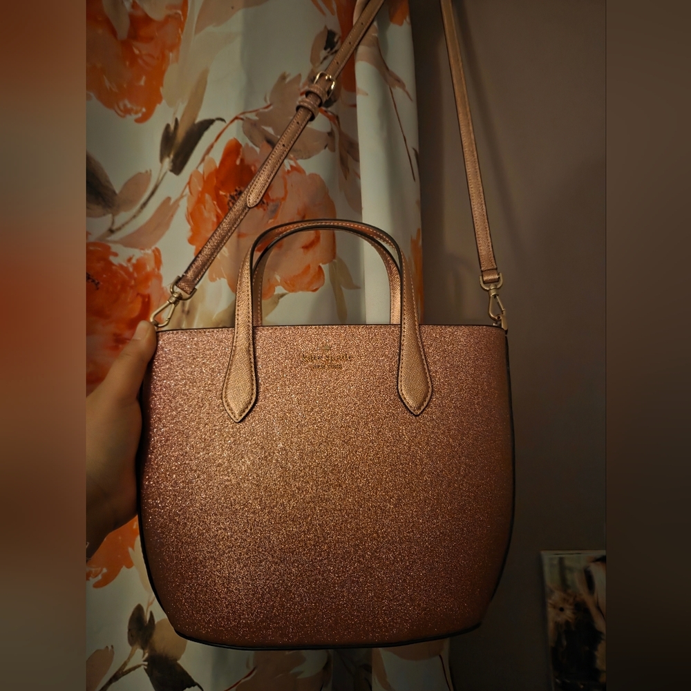 Kate Spade Pink Tote with Elegant Design - 10.75×3.75×7in